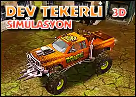 Dev Tekerli Simülator 3D