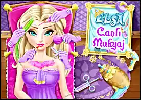 Elsa Canlı Makyaj